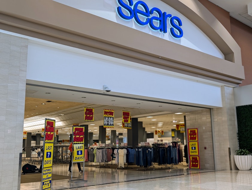 caption: The Sears in Southcenter mall will close permanently Dec. 15.