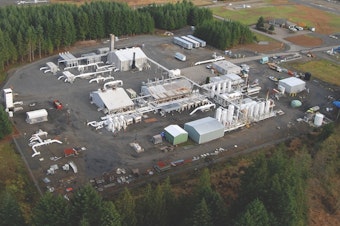 caption: Puget Sound Energy's Jackson Prairie gas storage plant outside Chehalis, Washington