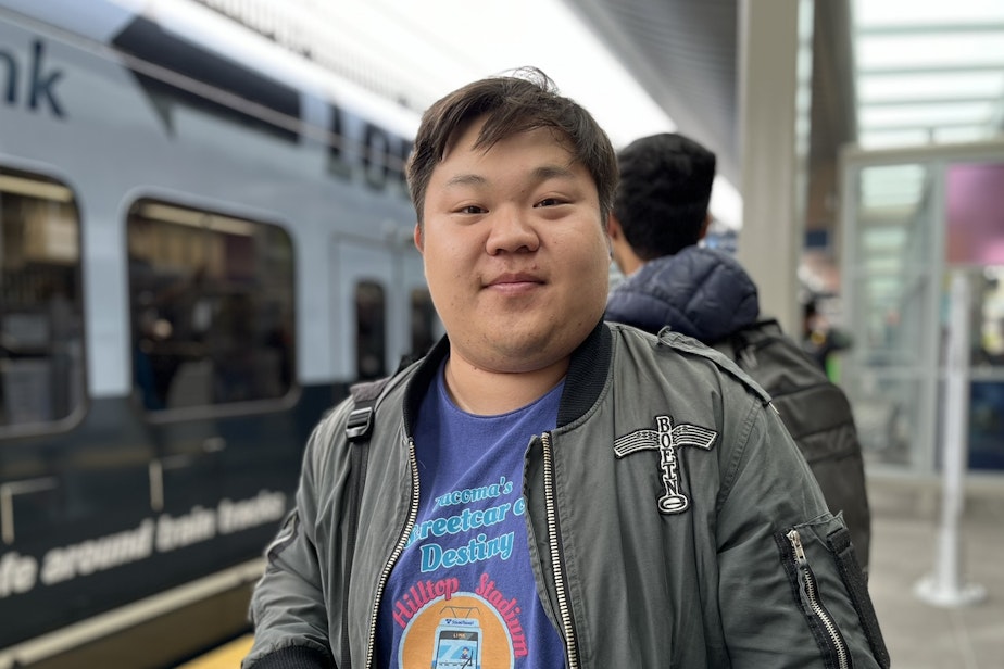 caption: Bruce Qu of Shoreline, transit fan