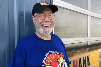 caption: Virgil "Bud" Goodwin, has owned and operated Rising Sun Produce since 1979. 