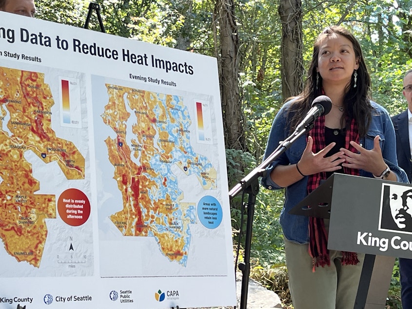 caption: Stephani Ung heads the Khmer Community Seattle King County, which helped provide feedback on how to reach and address the needs of specific populations to avoid heat risks. She said, "Being able to address heat as a community is really important." 