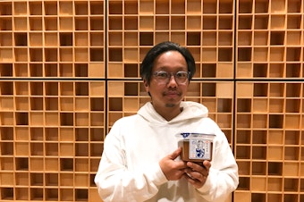 caption: Tomo and his favorite miso.