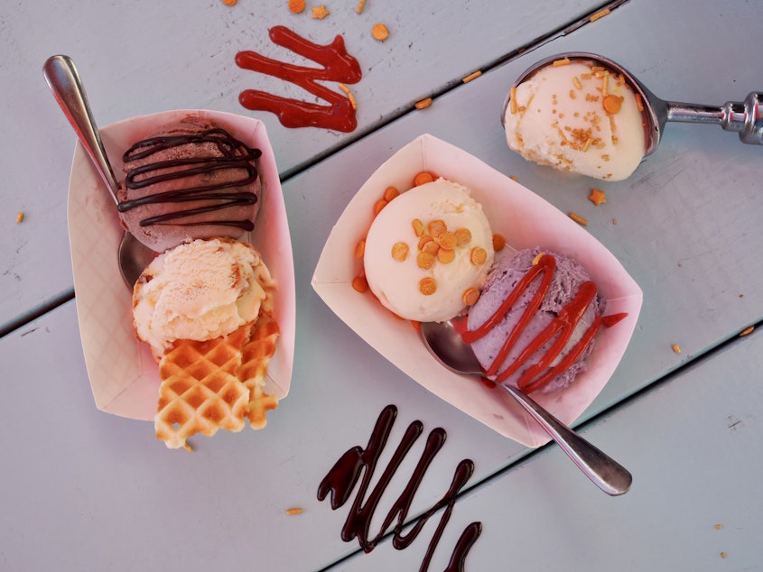 caption: Ice cream from Sweet Alchemy, in Seattle's U District near the station