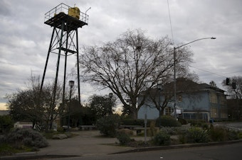 caption: An air raid siren is shown on Thursday, January 31, 2019, in Phinney Ridge. KUOW Photo/Megan Farmer 