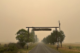 caption: The Rattlesnake Creek Ranch outside of Burns, Oregon, has been under siege from fire this summer, like many ranches across the West.
