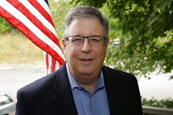 caption: Chris Vance has thrown his support behind Republicans For Harris, a group of Republicans supporting Democratic presidential candidate Kamala Harris in the 2024 election. Vance was once chair of the Washington State Republican Party, and a Republican state lawmaker. More recently, he described himself as an independent as Donald Trump took over the GOP. 