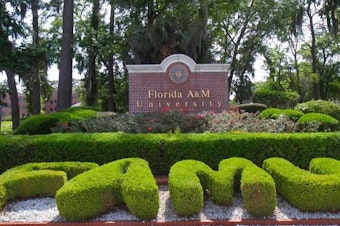 caption: Florida A&M University announced a "transformative" donation earlier this month — but the school said it ceased contact with the donor after questions arose about the funds.
