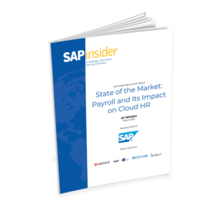 SAPinsider report payroll and its impact on cloud