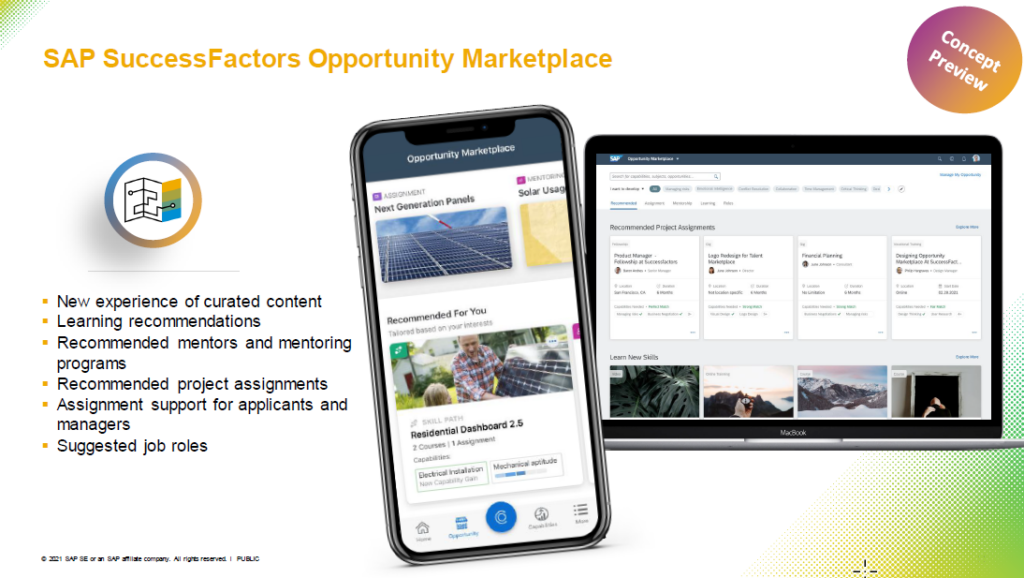 Opportunity Marketplace from SAP SuccessFactors