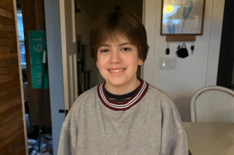 caption: Portrait of Sawyer Daughtrey, a Seattle middle schooler.