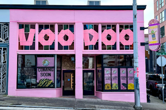 caption: Voodoo Doughnut was founded in Portland, Ore. The shop is opening a Seattle location on Capitol Hill on Dec. 10, 2024. 