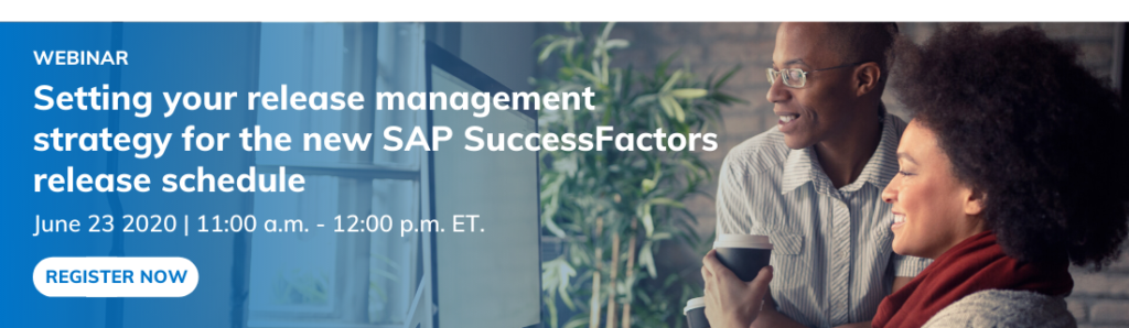 new SAP SuccessFactors release strategy